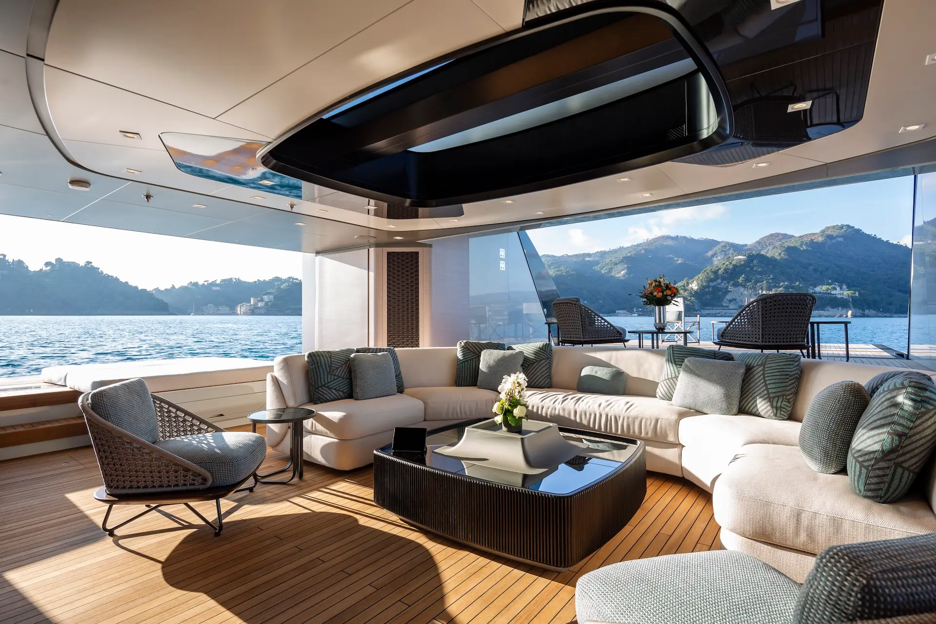 Sky lounge with panoramic view