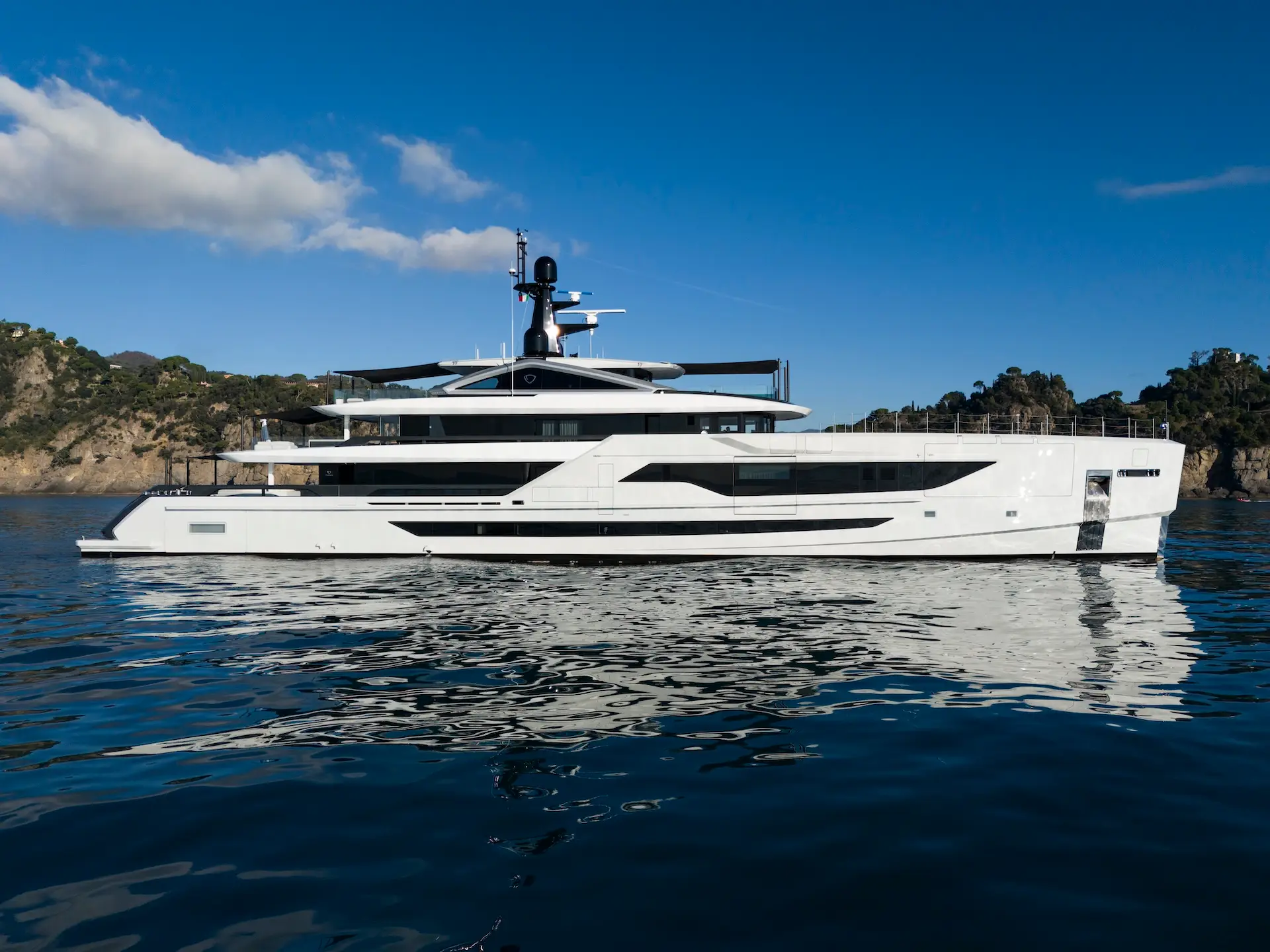Side profile in the Mediterranean